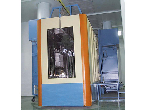 紙筒雙回收式粉體噴房